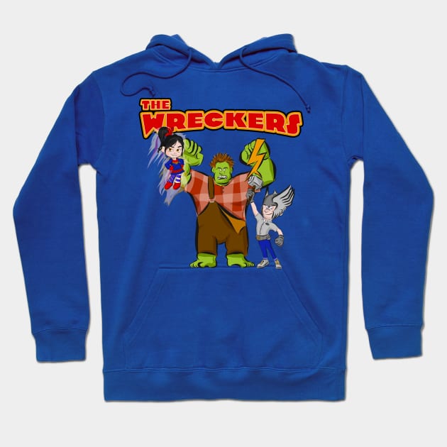 The Wreckers - Earth's Ultimate Superheroes! Hoodie by DastardlyDesigns